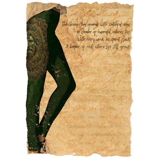 Green Majestät: Green Man Leggings