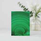 Green Malachite Nah-up Postkarte (Stehend Vorderseite)