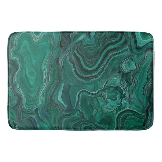 Green Malachite Stone Badematte (Vorderseite)