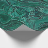 Green Malachite Stone Geschenkpapier (Ecke)