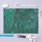 Green Malachite Stone Seidenpapier (Handwerk)