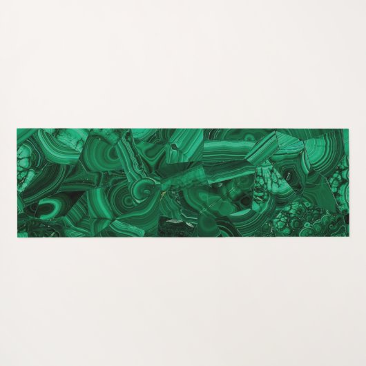 Green Malachite Yogamatte (Rückseite (Horizontal))