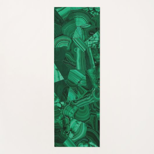 Green Malachite Yogamatte (Vorderseite)