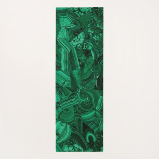 Green Malachite Yogamatte (Rückseite)