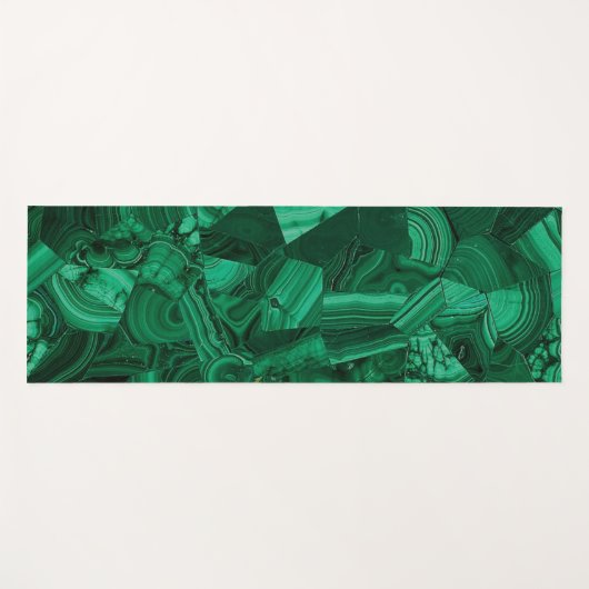 Green Malachite Yogamatte (Vorderseite (Horizontal))