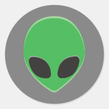 Green Man Alien Space Party Personalisiert