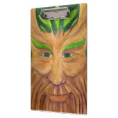 Green Man Clipboard Klemmbrett (Links)
