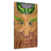Green Man Clipboard Klemmbrett (Rechts)