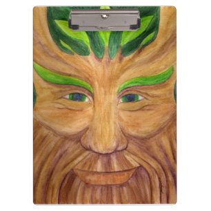 Green Man Clipboard Klemmbrett