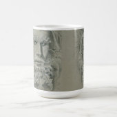 Green Man Double Portrait Kaffeetasse (Mittel)