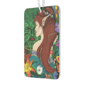 Green Man Elf Fantasy Floral Autolufterfrischer (Links)
