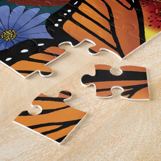 Green Man Elf Fantasy Floral Puzzle (Seite)