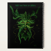 Green Man Fee Blätter Black Planer (Rückseite)