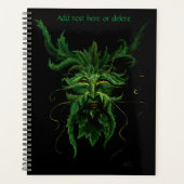 Green Man Fee Blätter Black Planer (Vorderseite)