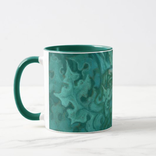 Green Man, Forest King, Pagan God, Fantasy Art Tasse (Links)