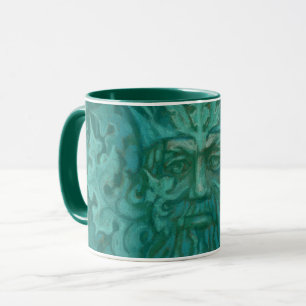 Green Man, Forest King, Pagan God, Fantasy Art Tasse
