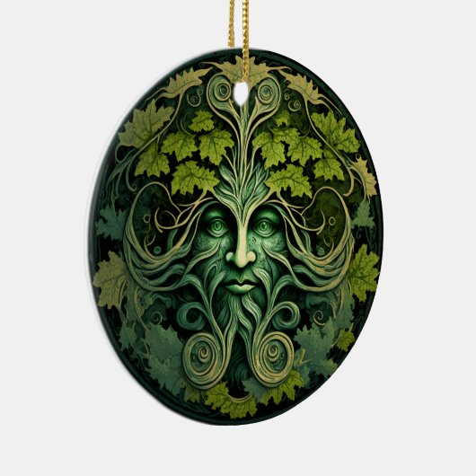 Green Man Halloween Ornament (Rechts)