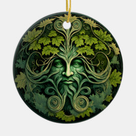 Green Man Halloween Ornament