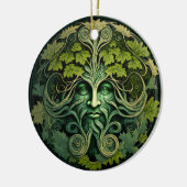 Green Man Halloween Ornament (Links)