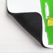 Green Man in Yellow Underwear Mousepad (Ecke)