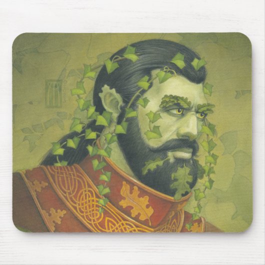 Green Man Kight Mousepad (Vorne)