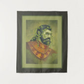 Green Man Knight Wandteppich (Vorderseite)