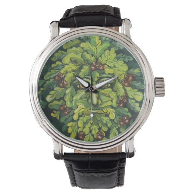 Green Man Mens Watch Armbanduhr (Vorderseite)