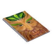 Green Man Notebook Notizblock (Rechte Seite)