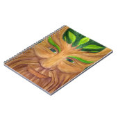 Green Man Notebook Notizblock (Linke Seite)