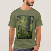 Green Man Pagan Mythology Forest Fotografic T-Shirt (Vorderseite)