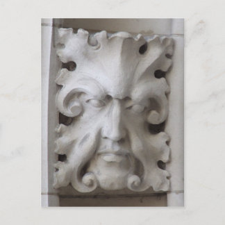 Green Man Postcard - Canterbury Postkarte