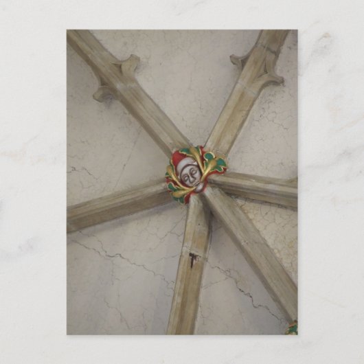 Green Man Postcard - Salisbury Cathedral Postkarte (Vorderseite)