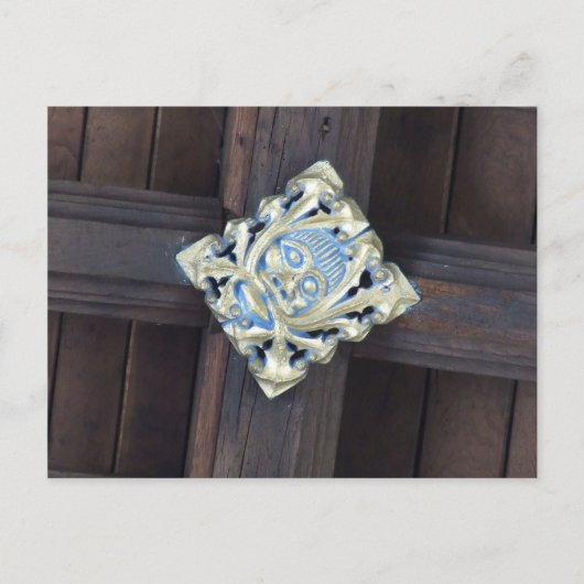 Green Man Postcard - Sileby Postkarte (Vorderseite)