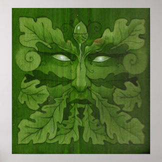 Green Man Poster