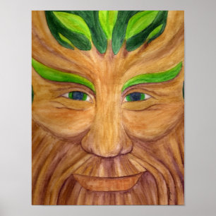 Green Man Poster