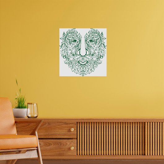 Green Man Poster