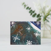 Green Man Postkarte (Stehend Vorderseite)