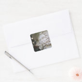 Green Man Quadratischer Aufkleber (Umschlag)