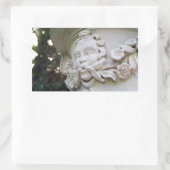 Green Man Rechteckiger Aufkleber (Tasche)