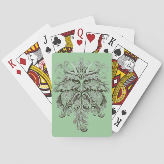 Green Man Silver Spielkarten (Rückseite)