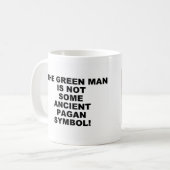 Green Man Tasse (Vorderseite Links)