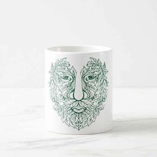 Green Man Verlasse die Kaffee-Tasse Kaffeetasse
