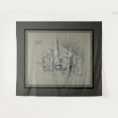 Green Man Wandteppich (Vorderseite (Horizontal))