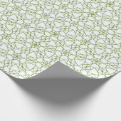 Green Mandala Geometry Geschenkpapier (Ecke)