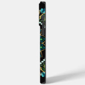 Green Mandala | handbemalt | Heilige Geometrie Case-Mate iPhone Hülle (Rückseite / Links)