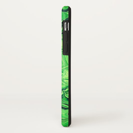 Green Mandala iPhone X Fall Case-Mate iPhone Hülle (Hinten/Links)