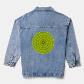 GREEN MANDALA JEANSJACKE (Rückseite)