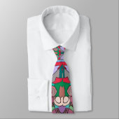 Green Mandala Neck Tie Krawatte (Gebunden)