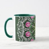 Green Mandala Tasse Rose (Links)