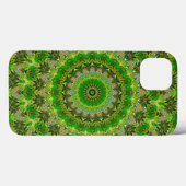 Green Mandala Wheel Case-Mate iPhone Hülle (Rückseite (Horizontal))
